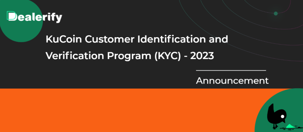 KuCoin Customer Identification and Verification